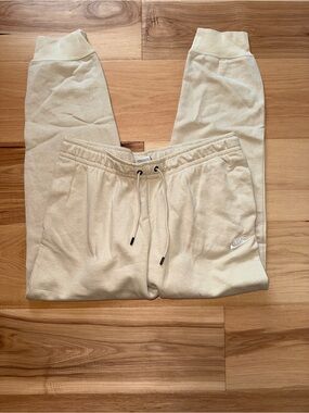 Nike Cream Drawstring Sweatpants